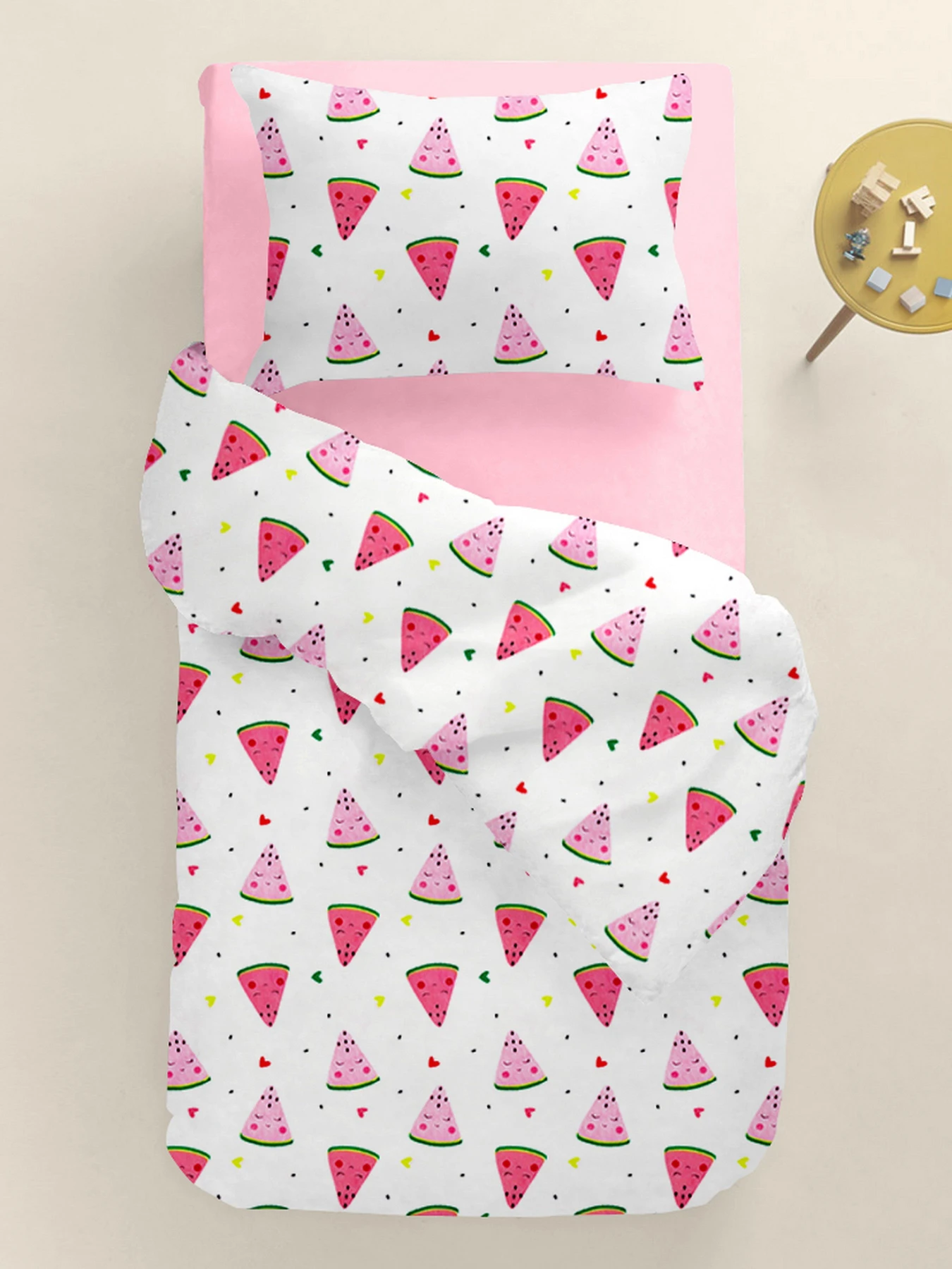 Дитяча постільна білизна в ліжечко HAPPY WATERMELON Cosas модель HappyWatermelon_33BabyBlush_140 Дитяча постільна білизна в ліжечко HAPPY WATERMELON Cosas модель HappyWatermelon_33BabyBlush_140 Фото