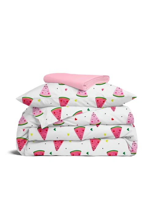 Дитяча постільна білизна в ліжечко HAPPY WATERMELON Cosas модель HappyWatermelon_33BabyBlush_140 Фото