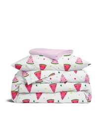 Дитяча постільна білизна в ліжечко HAPPY WATERMELON Cosas модель HappyWatermelon_106LilacHaze_140 Фото