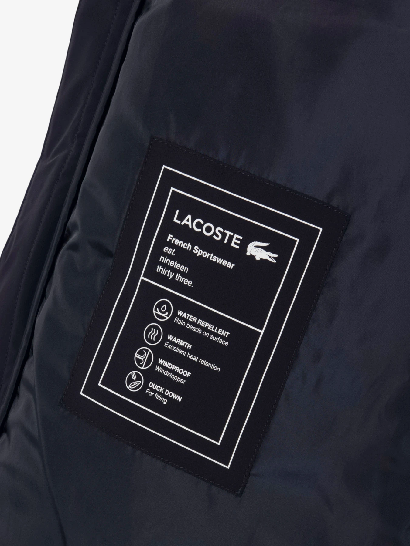Куртки и дубленки Lacoste модель BH5154HDE Фото