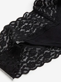 Нижнее белье H&M модель 9527657wer_Черный Фото