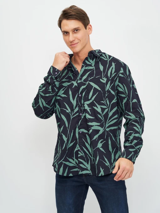 Сорочки H&M модель 5016191sm_сине-зеленый Фото