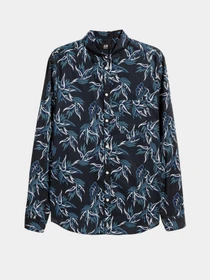 Рубашки H&M модель 5016196RP12_темно-синий с рисунком Фото