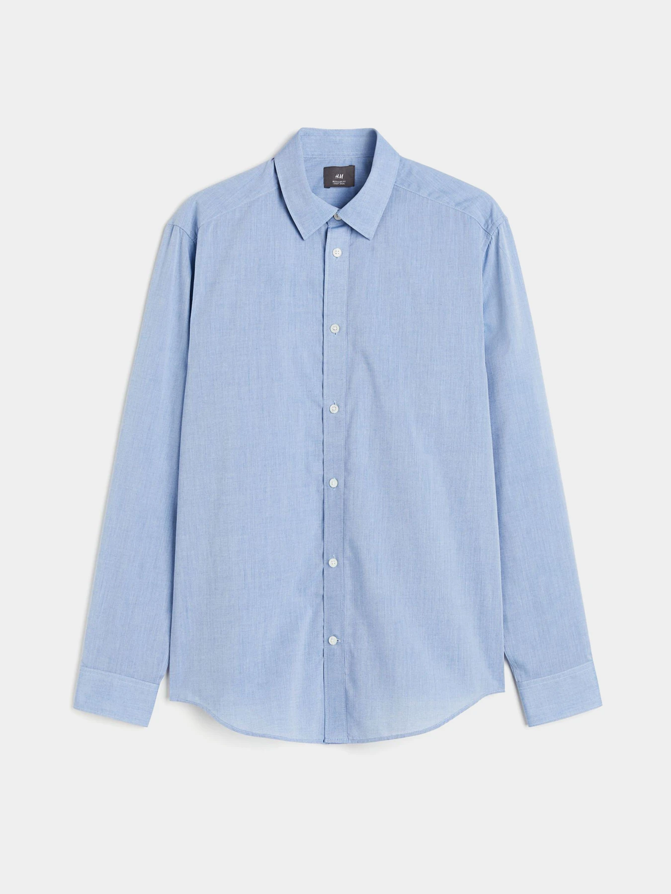 Рубашки H&M модель 9772374ral_Светло-синий Фото