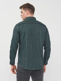 Рубашки H&M модель 6953220abr_черно-зеленый Фото