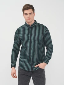 Рубашки H&M модель 6953220abr_черно-зеленый Фото
