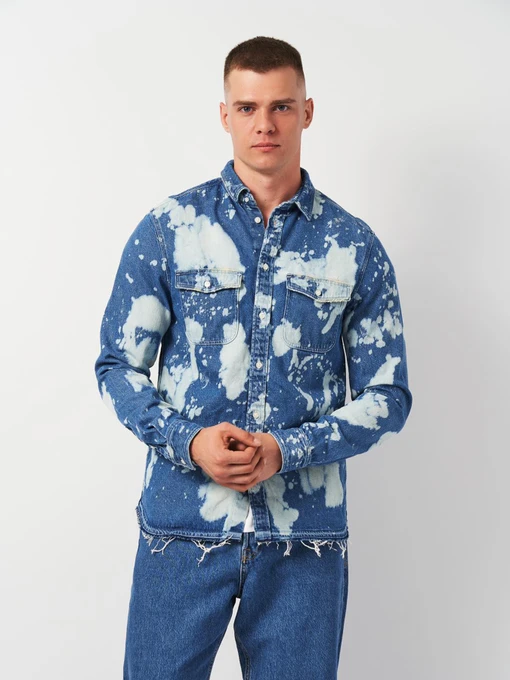 Сорочки H&M модель 2001140ral_Синий Фото