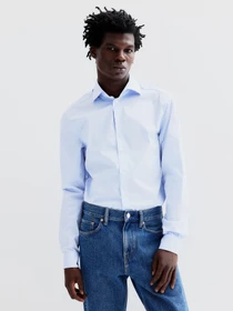 Рубашки H&M модель 8418087wer_Светло-голубой Фото