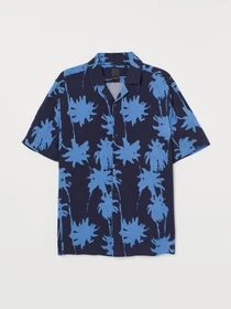 Рубашки H&M модель 6566771wer_Темно-синий Фото