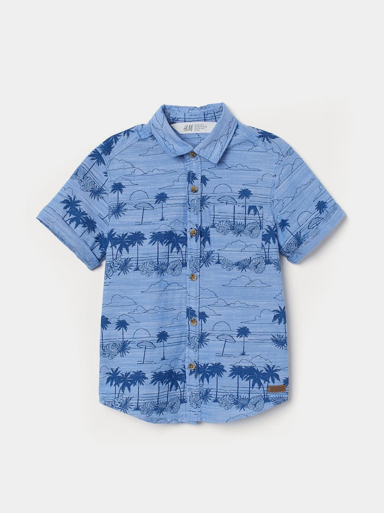 Рубашки H&M модель 9423493kwer_Синий Фото