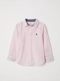 Рубашки H&M модель 8130601kwer_Светло-розовый Фото