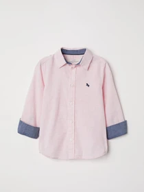 Рубашки H&M модель 8130601kwer_Светло-розовый Фото