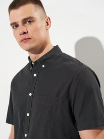 Рубашки H&M модель 8272671wer_Темно-серый Фото