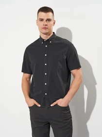 Рубашки H&M модель 8272671wer_Темно-серый Фото