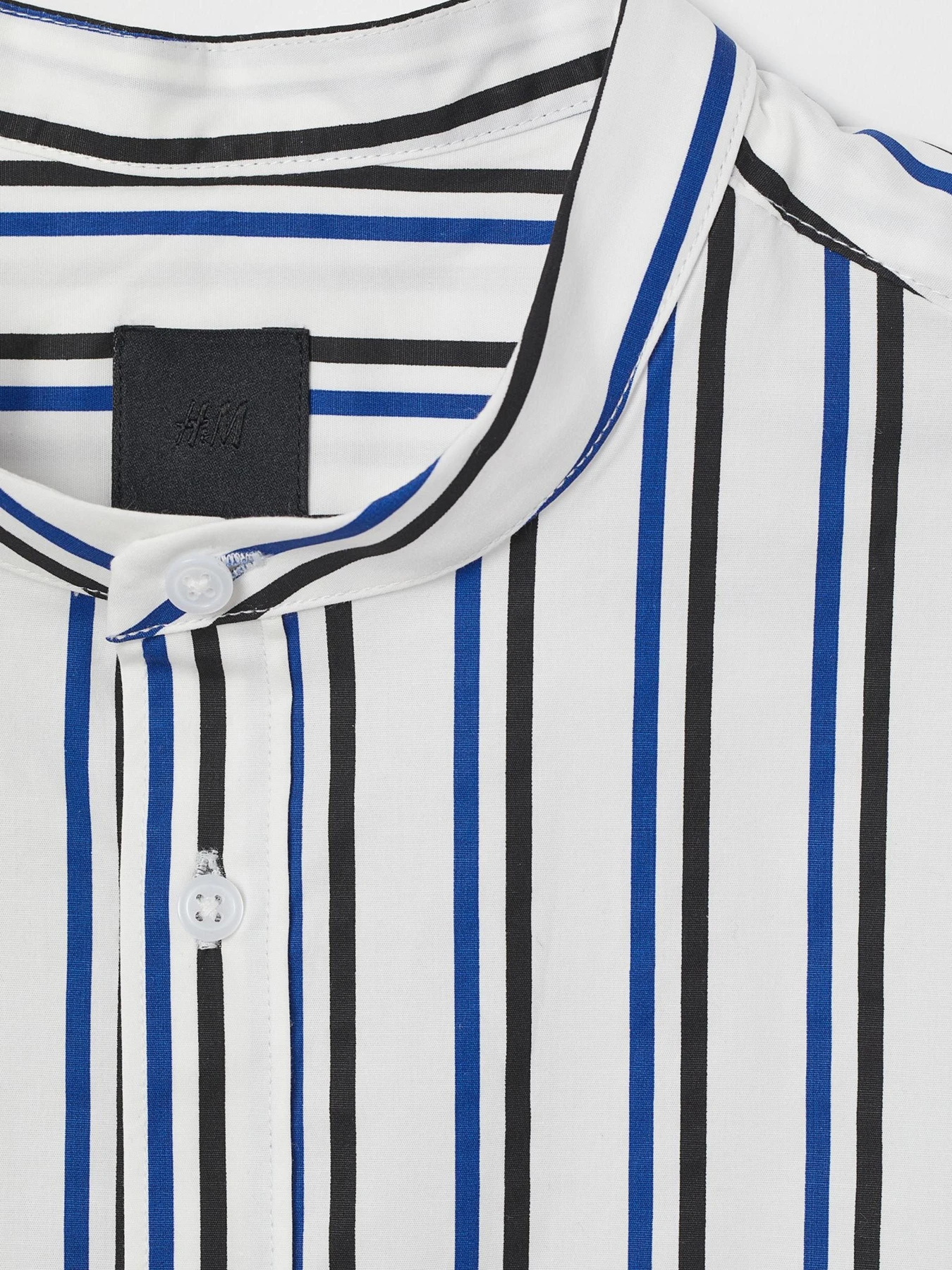 Рубашки H&M модель 7350941wer_Бело-черно-синий Фото