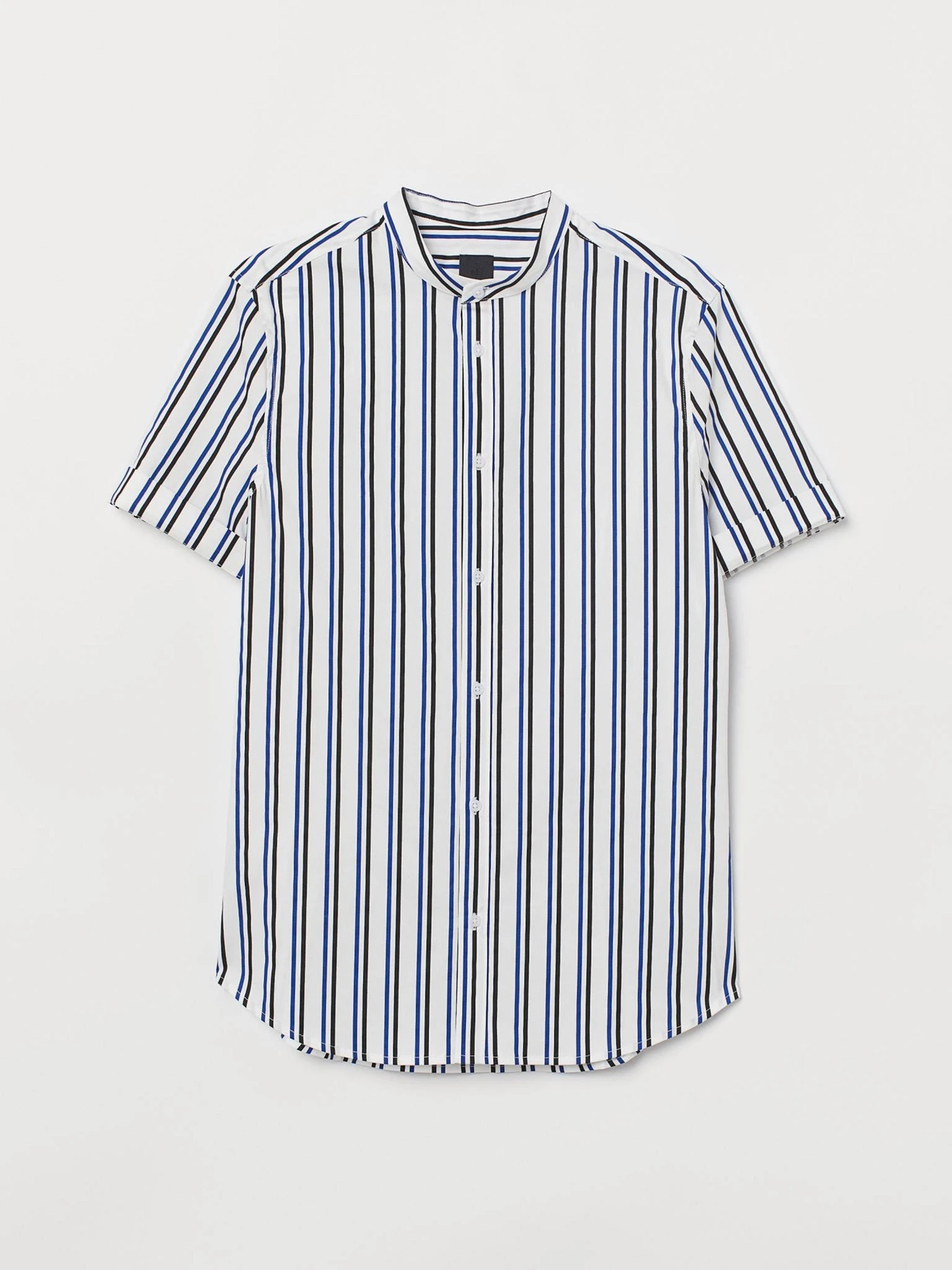Рубашки H&M модель 7350941wer_Бело-черно-синий Фото