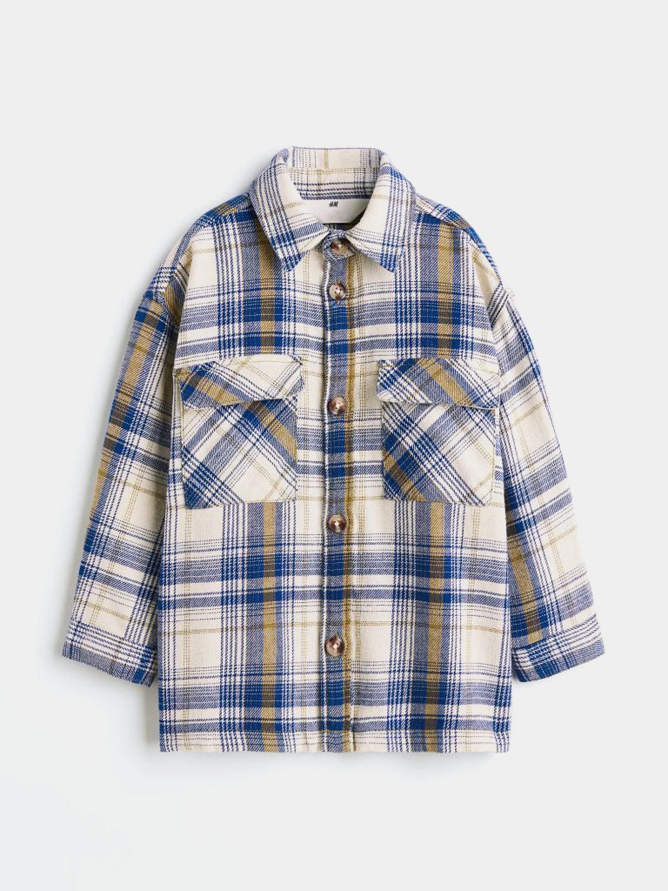 Рубашки H&M модель 1130254kwer_Сине-белый Фото