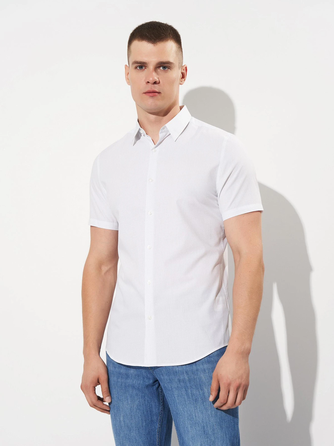 Рубашки H&M модель 4843295wer_Белый Фото