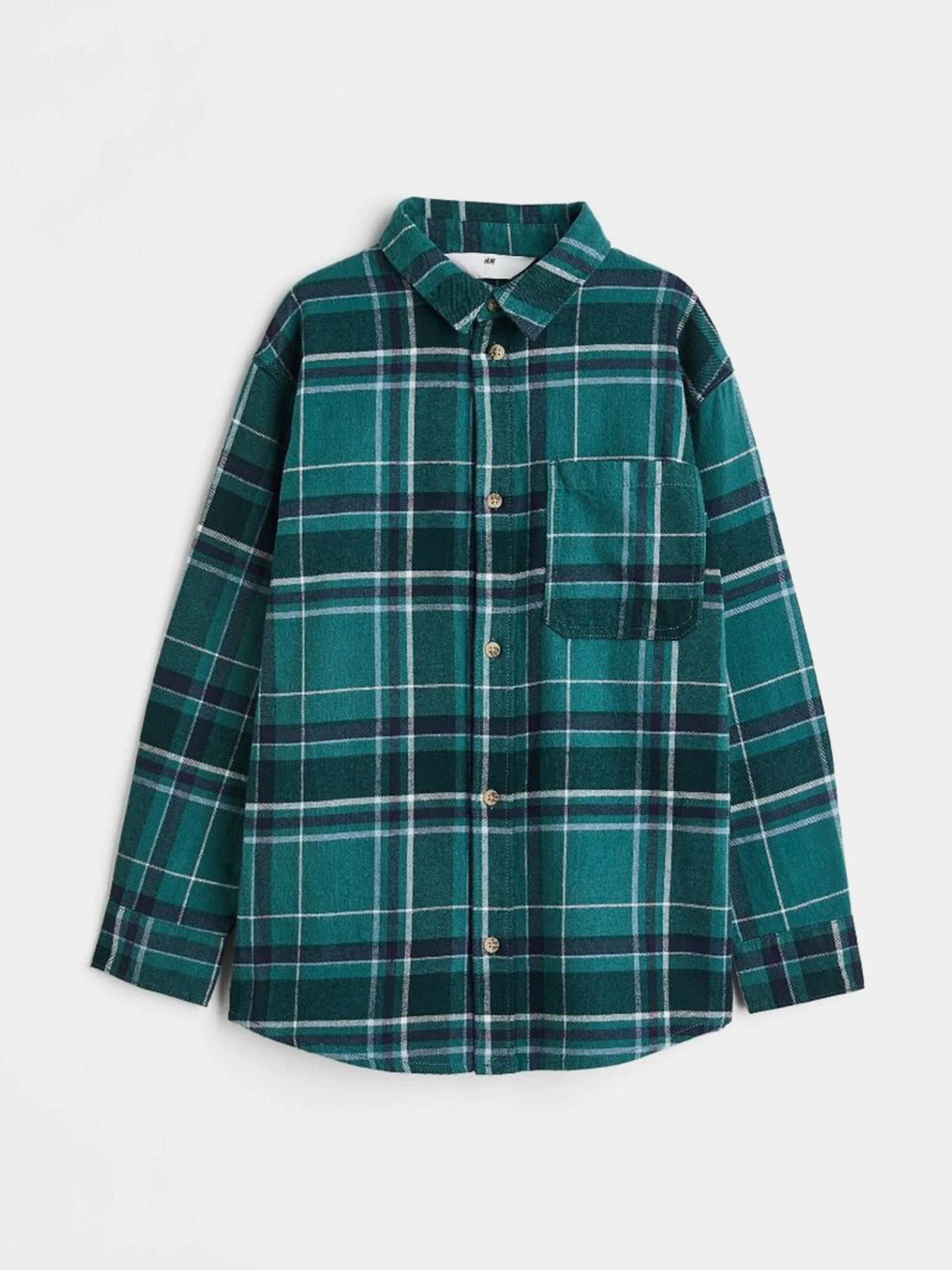 Рубашки H&M модель 10838776kwer_Зеленый Фото