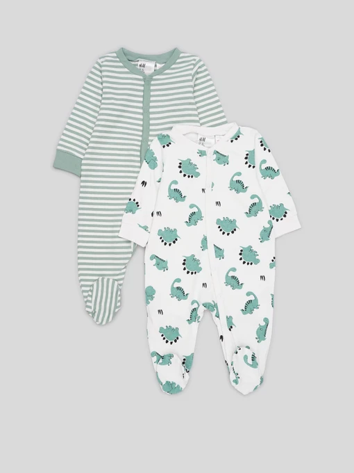 Одежда для младенцев H&M модель 6940462arl_Бело-зеленый Фото