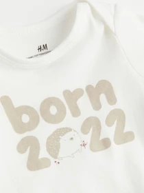 Одежда для младенцев H&M модель 9796056arl_Бежево-белый Фото