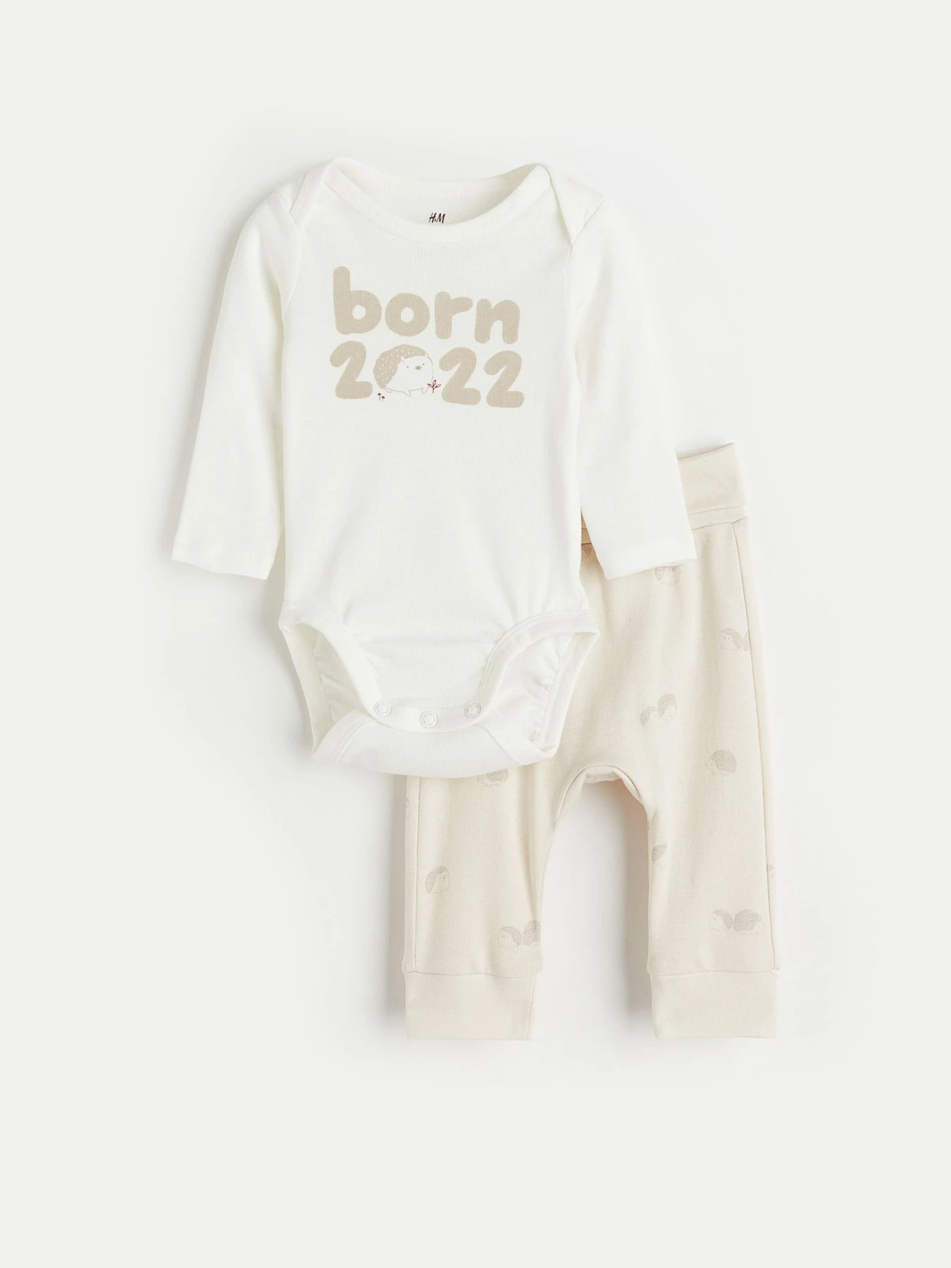 Одежда для младенцев H&M модель 9796056ral_Бежево-белый Фото