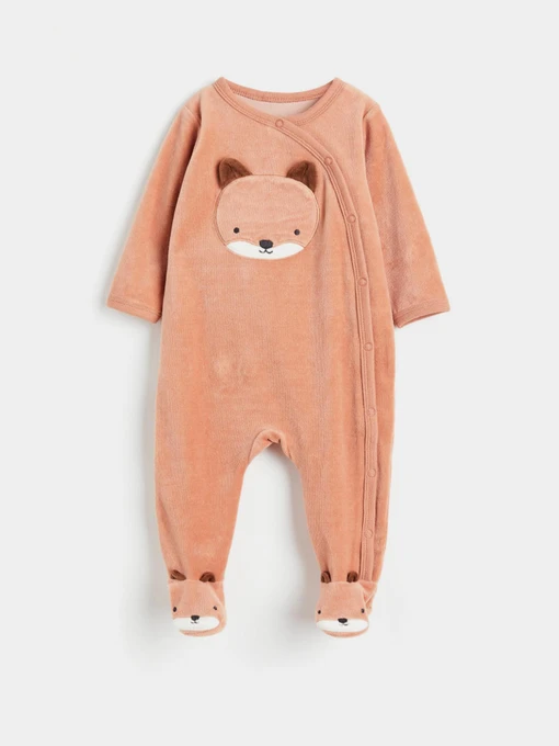 Одежда для младенцев H&M модель 10854126kwer_Пудровый Фото