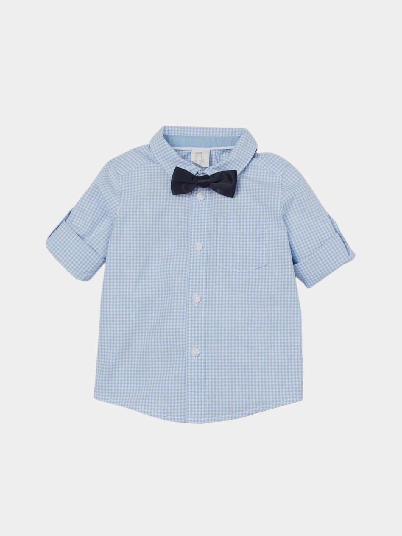 Рубашки H&M модель 76883911kwer_Светло-голубой Фото