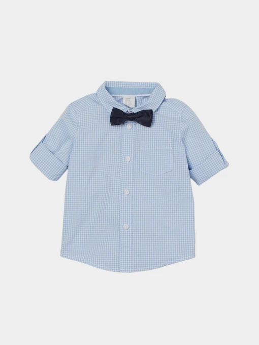 Рубашки H&M модель 76883911kwer_Светло-голубой Фото