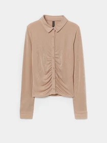 Рубашки H&M модель 9741034ral_Светло-бежевый Фото