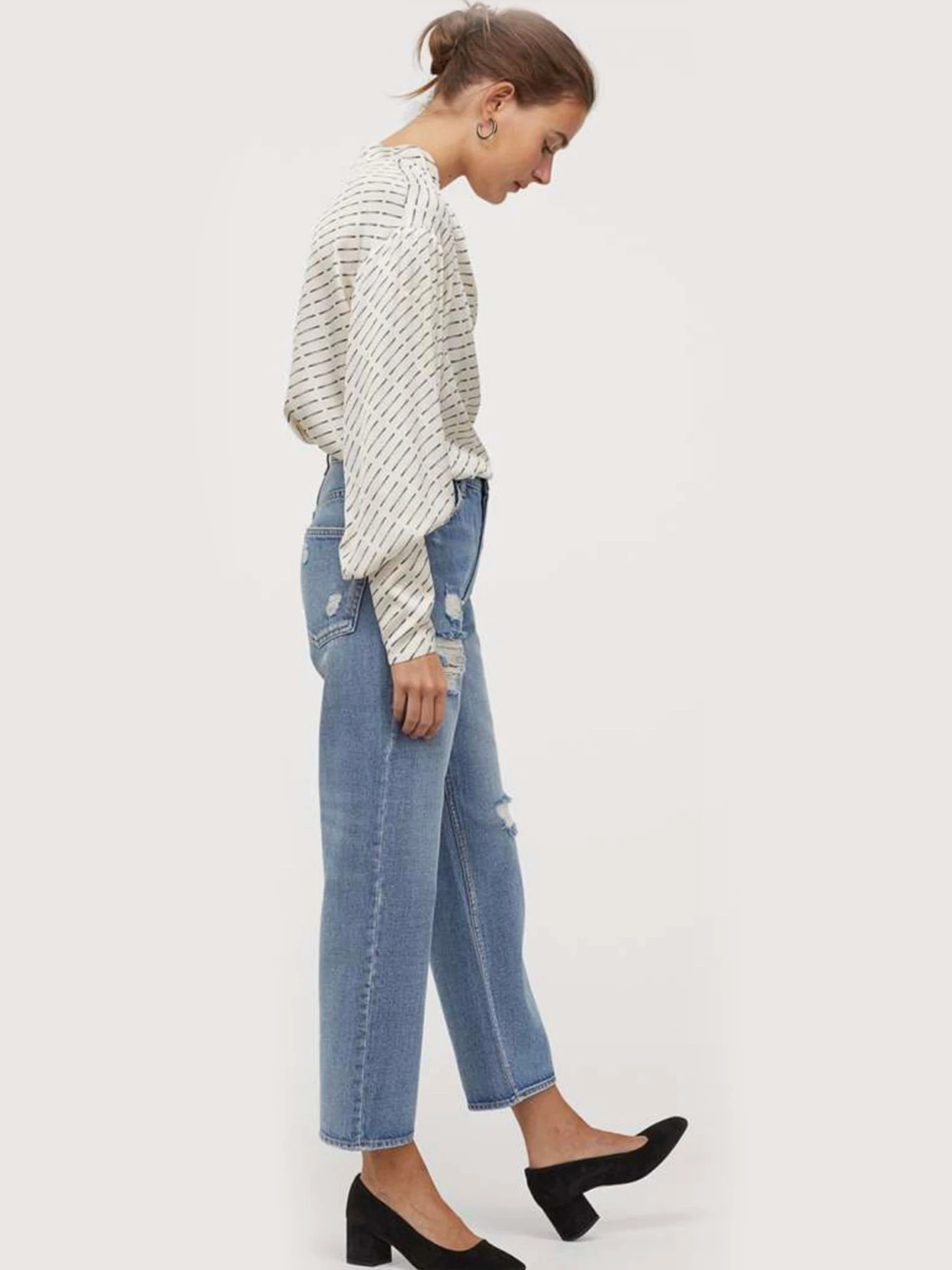 Сорочки H&M модель 8437451wer_Молочный Фото