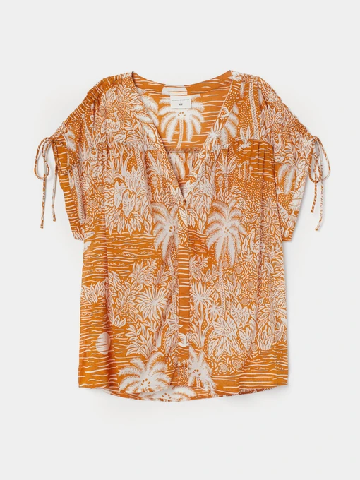 Сорочки H&M модель 8169651wer_Тыквенный Фото