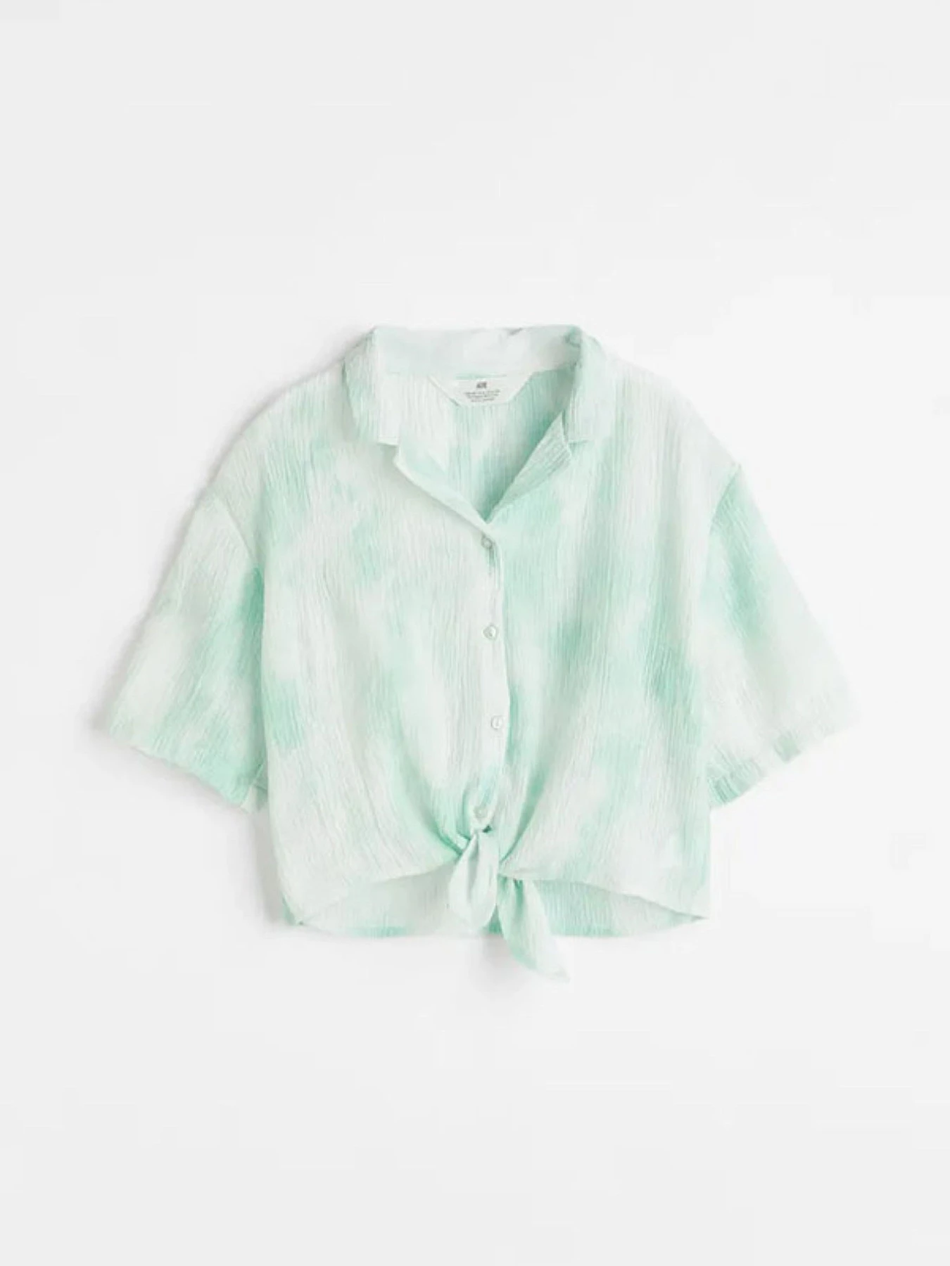 Рубашки H&M модель 10251155kwer_Бирюзовый Фото