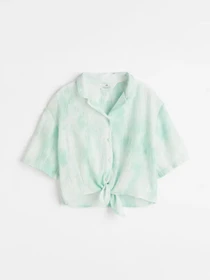 Рубашки H&M модель 10251155kwer_Бирюзовый Фото
