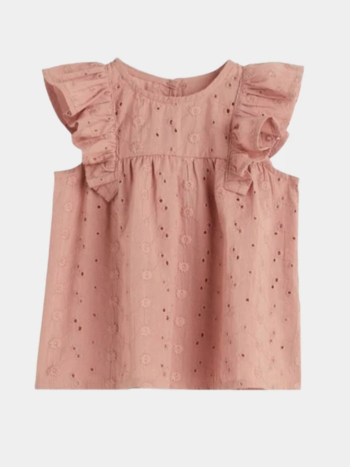 Рубашки H&M модель 10766566kwer_Пудровый Фото