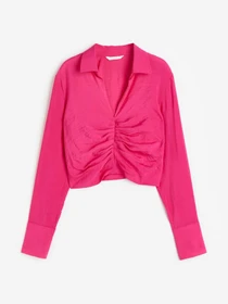 Рубашки H&M модель 1146946wer_Малиновый Фото