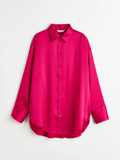 Сорочки H&M модель 1107685wer_Фуксия Фото