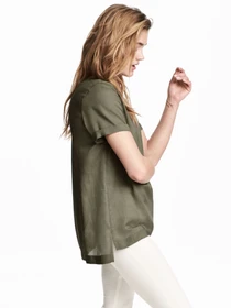 Рубашки H&M модель 5029215wer_Хаки Фото