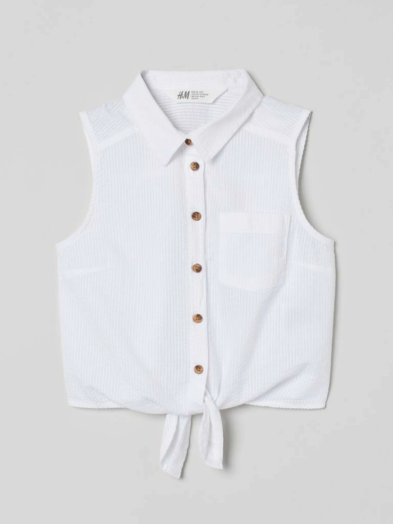 Рубашки H&M модель 8678373kwer_Белый Фото