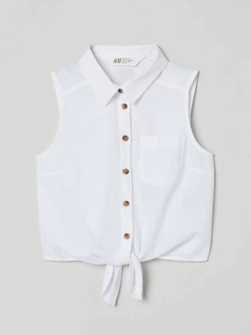 Рубашки H&M модель 8678373kwer_Белый Фото