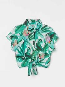 Рубашки H&M модель 9353793kwer_Зеленый Фото