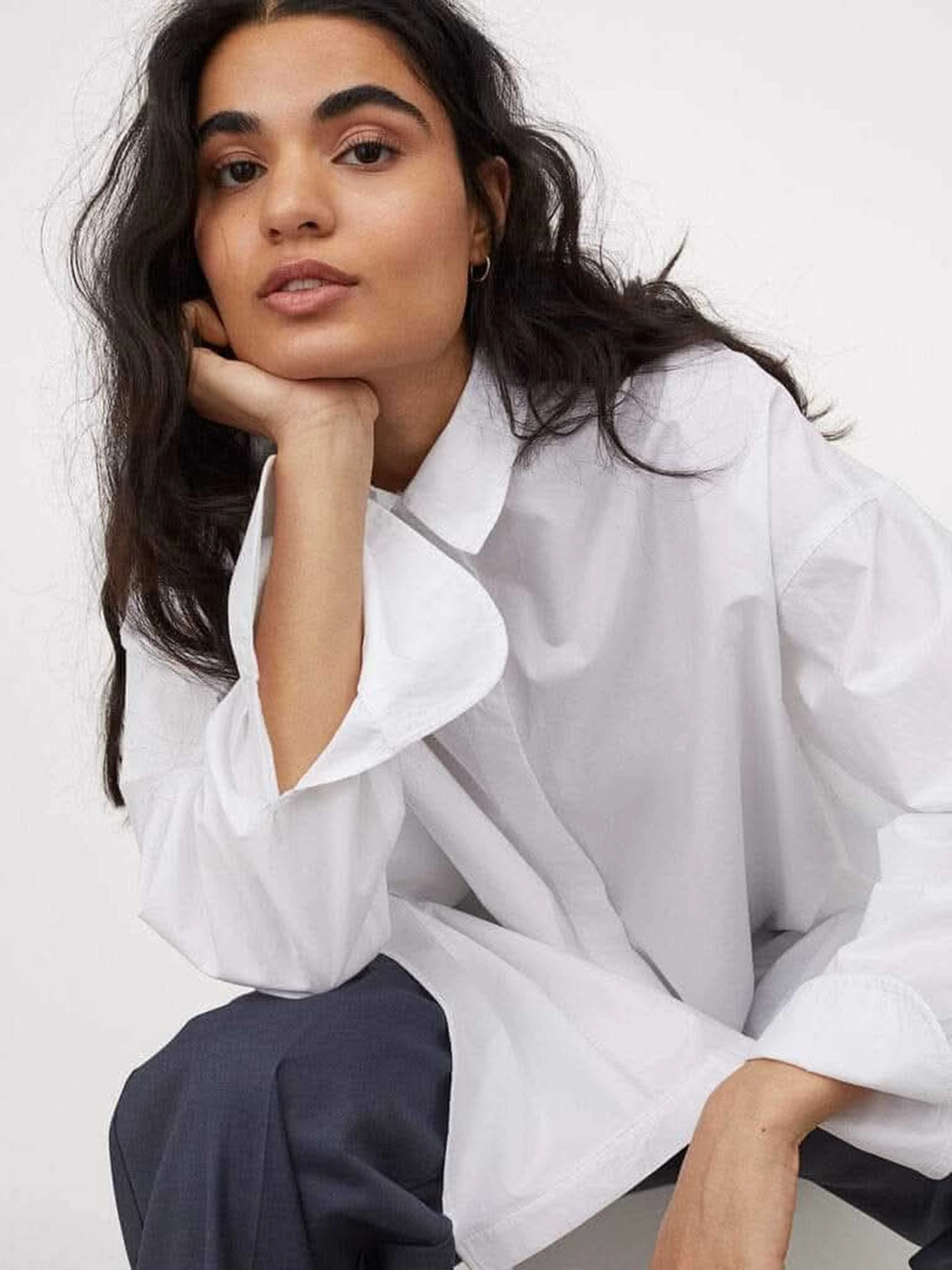 Рубашки H&M модель 9761743wer_Белый Фото