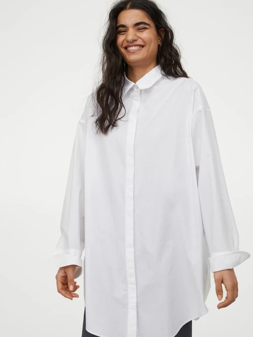 Сорочки H&M модель 9761743wer_Белый Фото