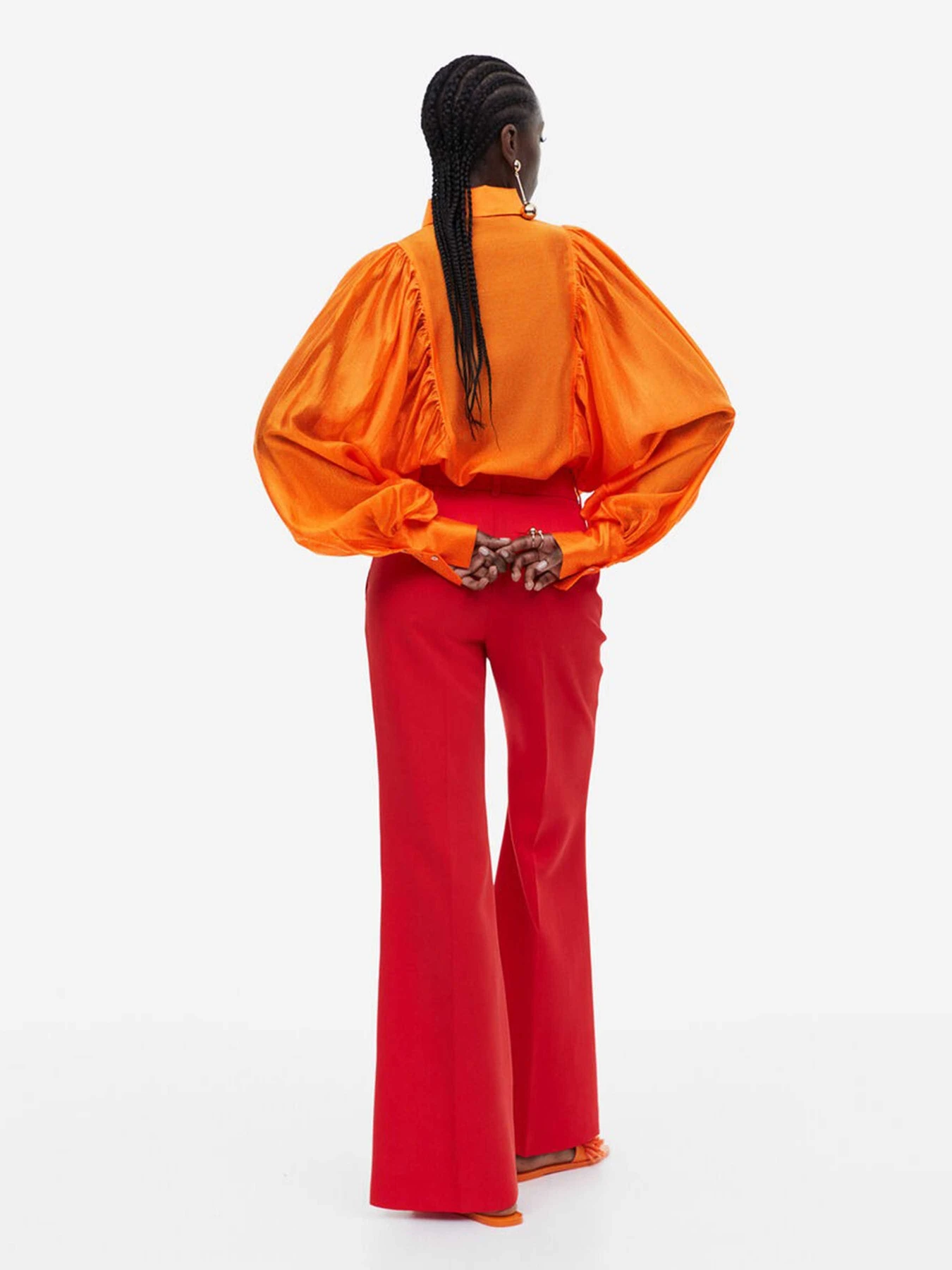 Сорочки H&M модель 1141625wer_Оранжевый Фото