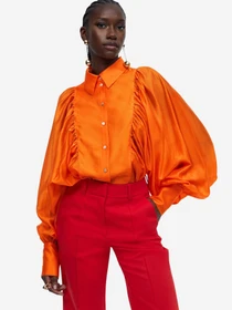 Сорочки H&M модель 1141625wer_Оранжевый Фото