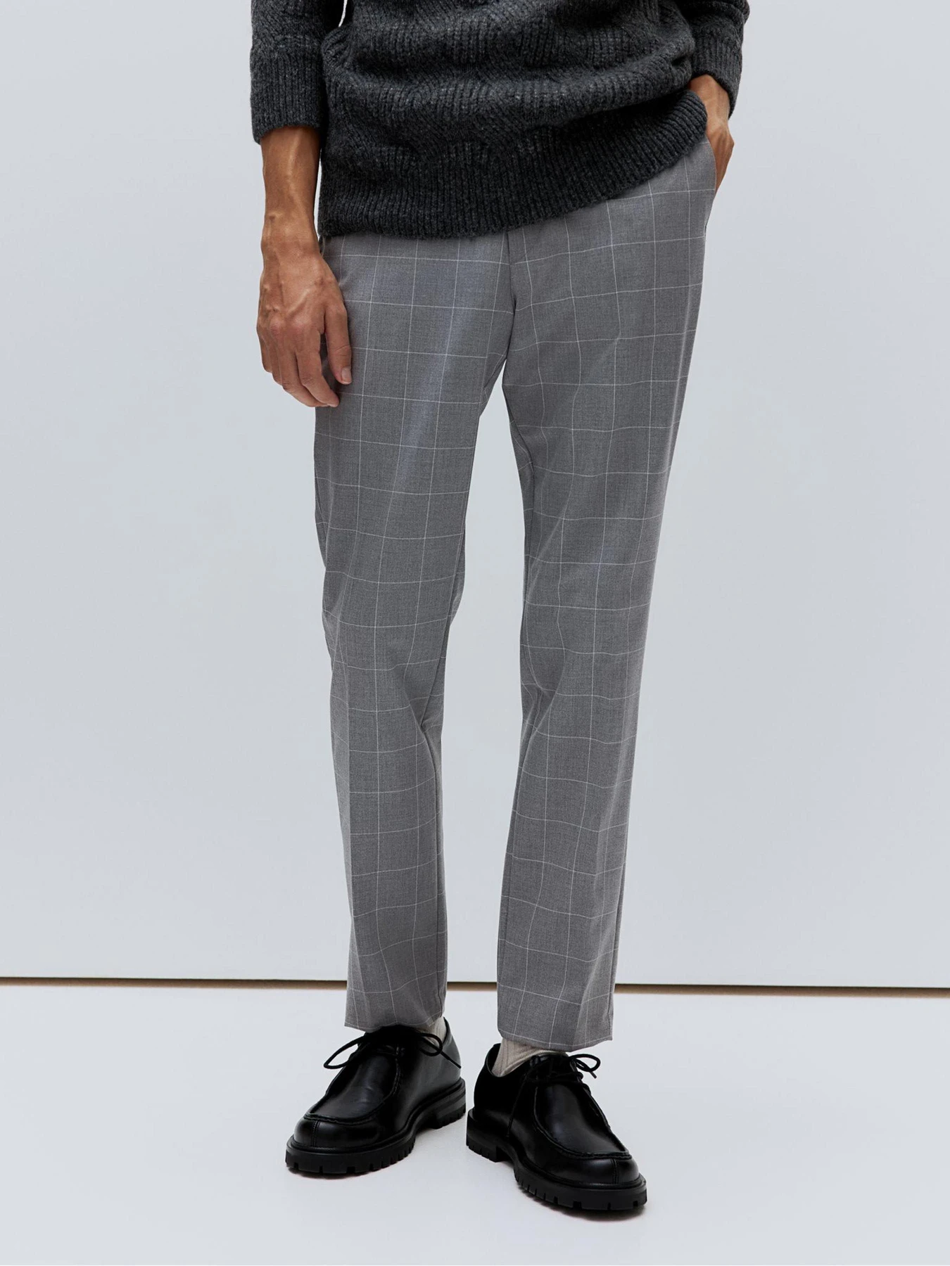 Брюки H&M модель 1074406ral_Серый Фото