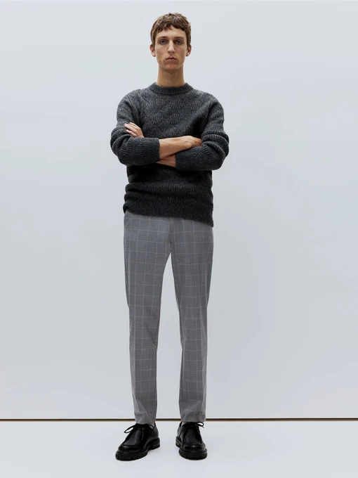 Брюки H&M модель 1074406ral_Серый Фото