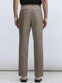 Штани H&M модель 7140322wer_Темно-бежевый Фото