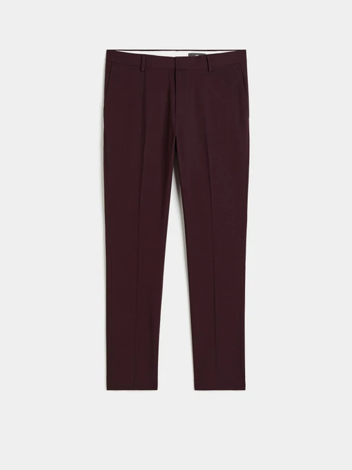 Брюки H&M модель 7140320ral_Бордовый Фото