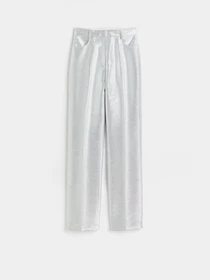 Брюки H&M модель 1104767ral_Серебристый Фото